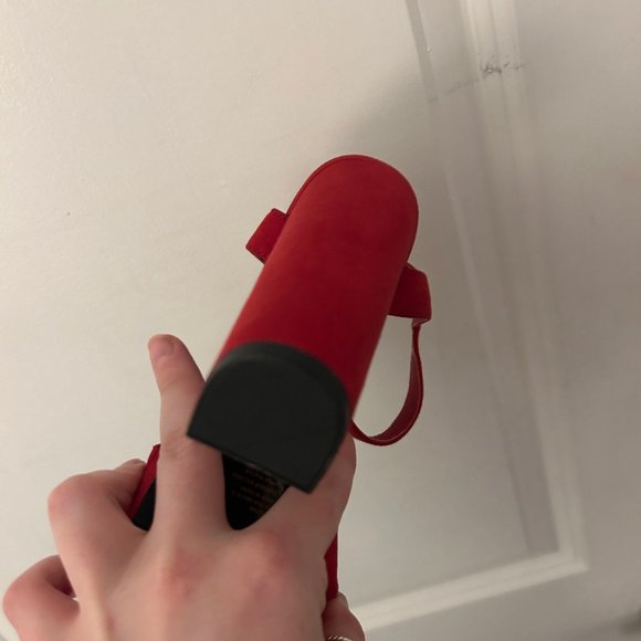 Shoe Dazzle Women's Red Platform Pumps size 7 - Picture 15 of 16